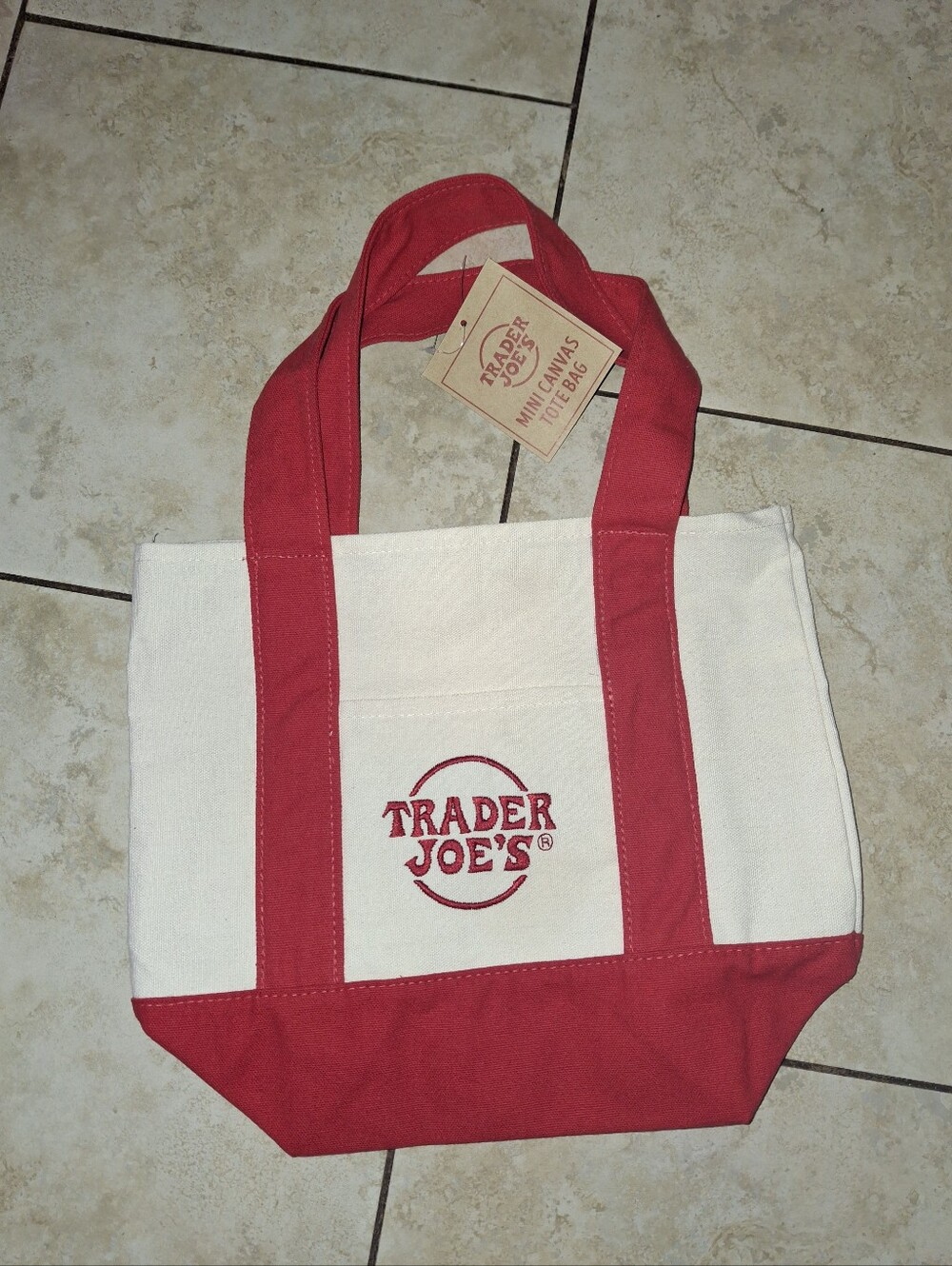 Trader Joes Canvas Mini Tote